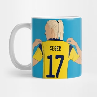 Caroline Seger Sweden Womens Football Euro 2022 Mug